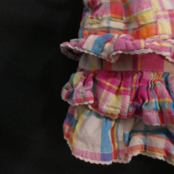CHILDREN'S PLACE | 24 months | Ruffled Plaid Baby Dress | Button-Up Back - Picture 12 of 14